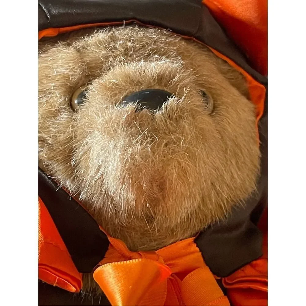 Heartline Black Tan Orange Halloween Vampire Bat Bear Plush Stuffed Animal Toy